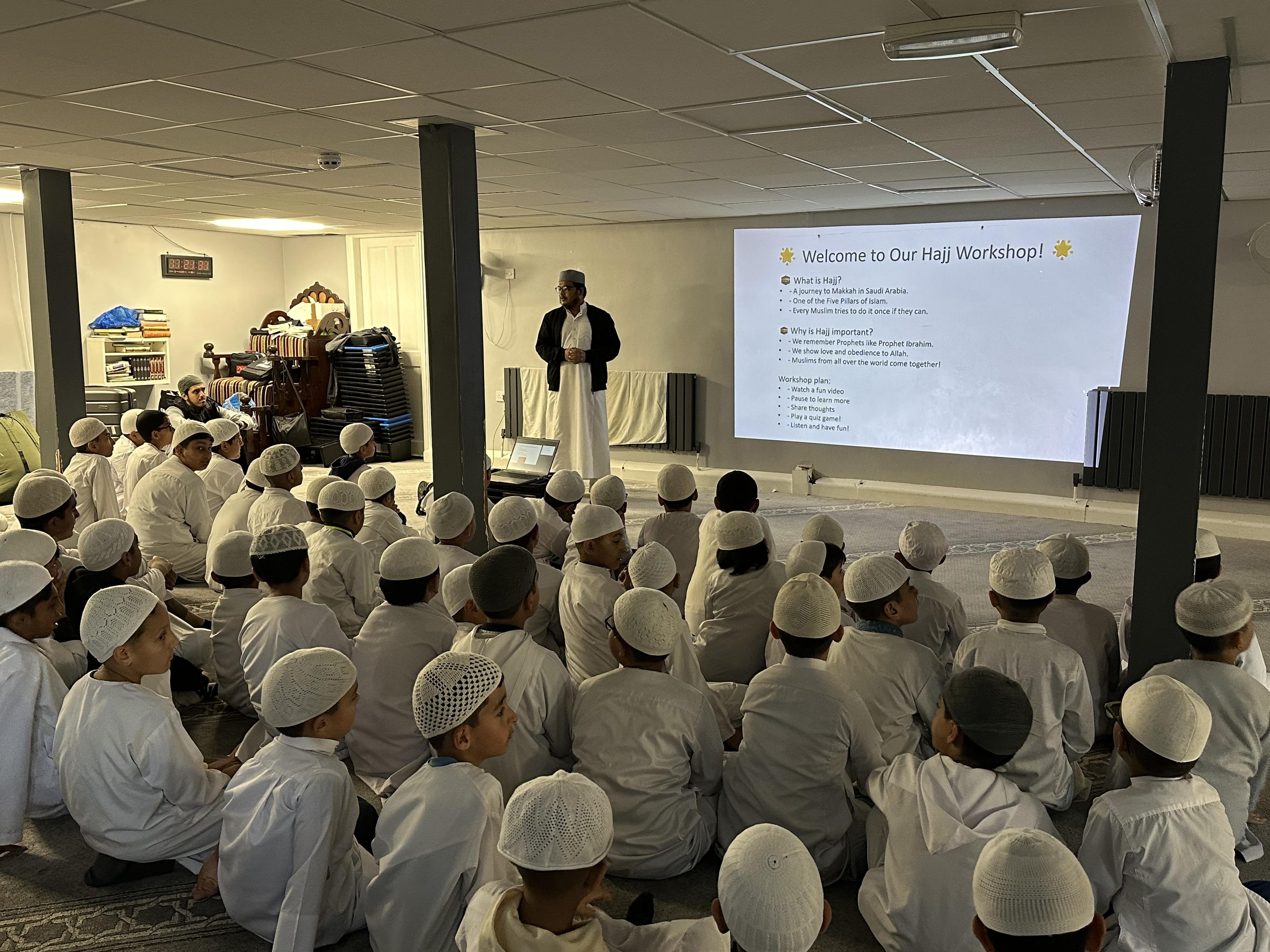 Students in classroom