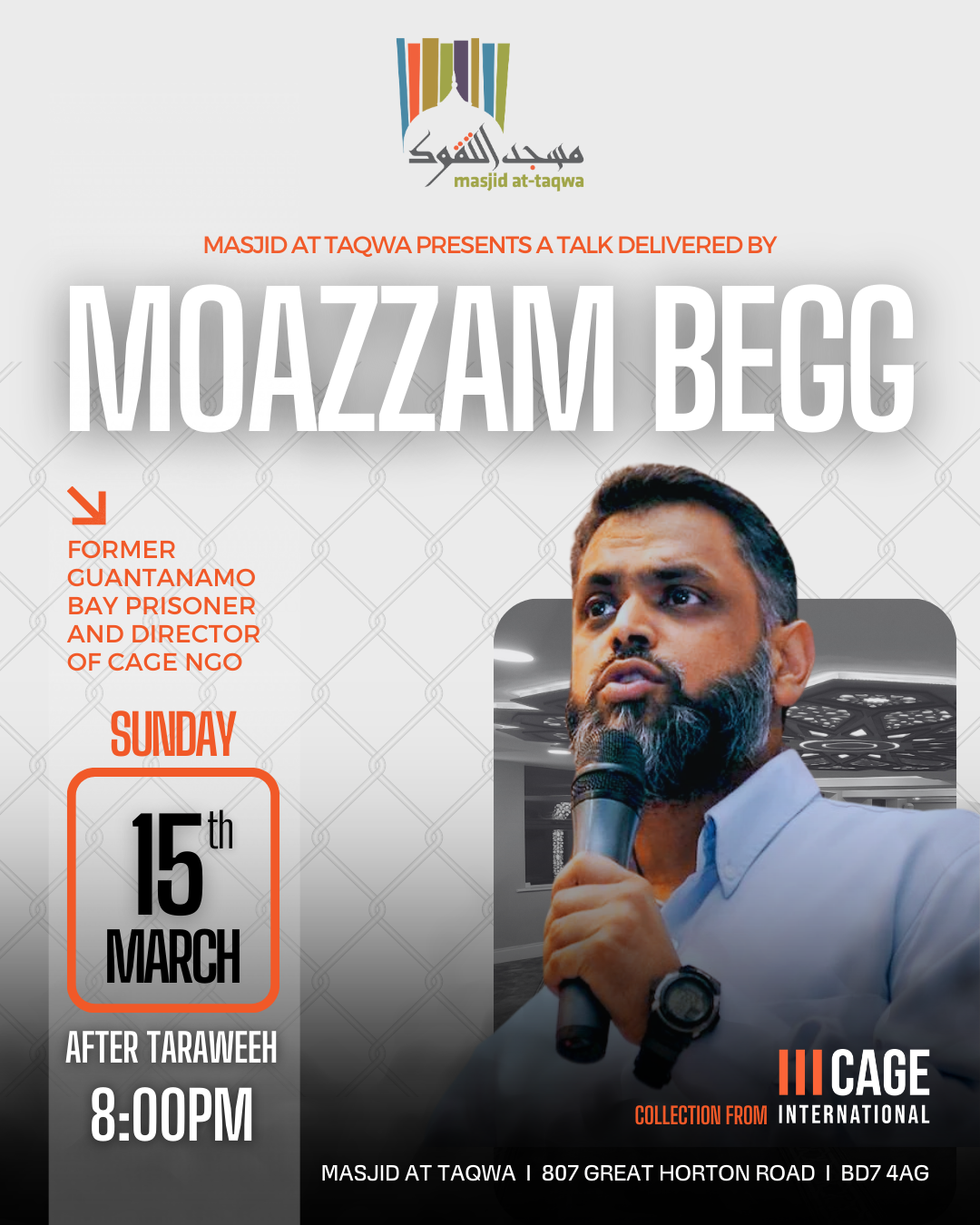 A talk by Moazzam Begg